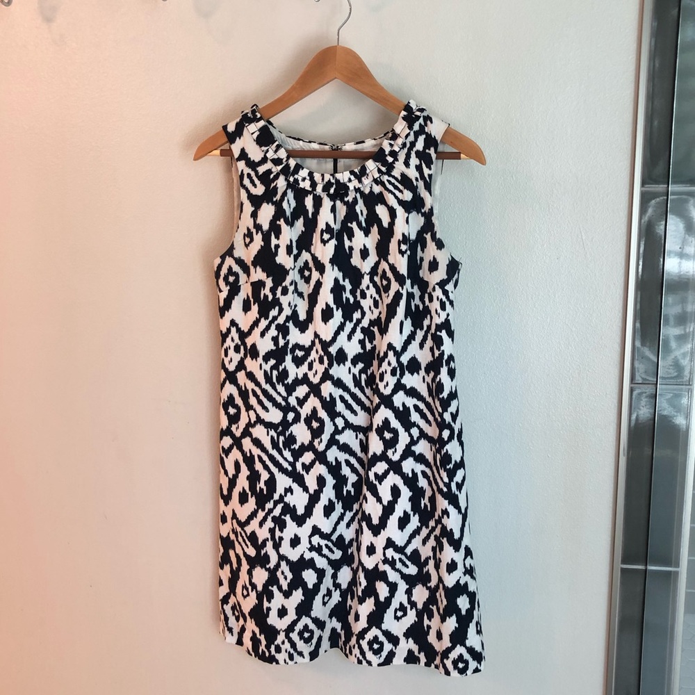 Linen Ikat LOFT shift dress